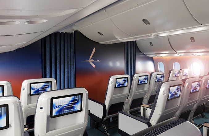 LOT i RECARO: Retrofit B787-8 Dreamliner do 2030 r.