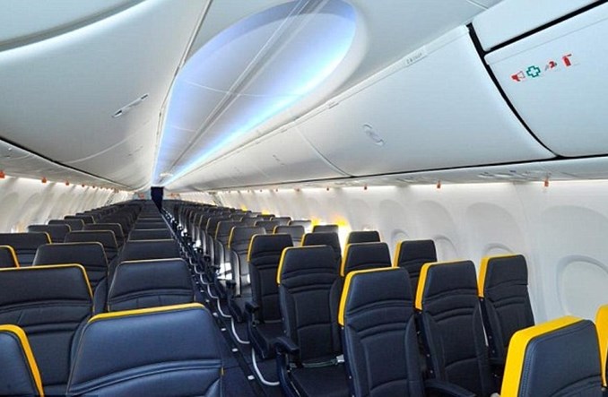 Ryanair: w Boeingach 737 MAX więcej miejsca na nogi niż w Lufthansie