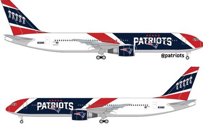 Amerykański klub New England Patriots kupił sobie dwa Boeingi 767