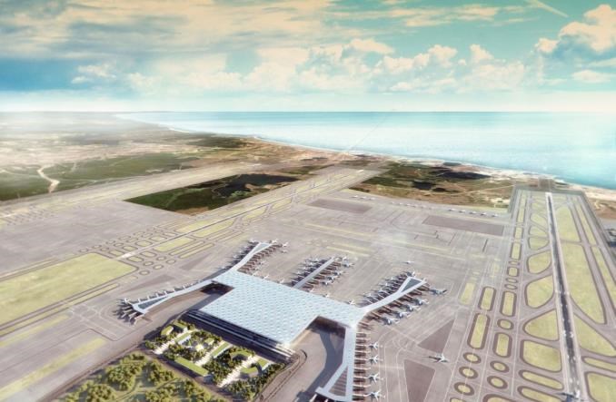 Prezydent Turcji wylądował na nowym krajowym lotnisku