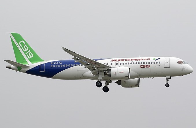 Chiński Comac dostarczy C919 w 2021 roku