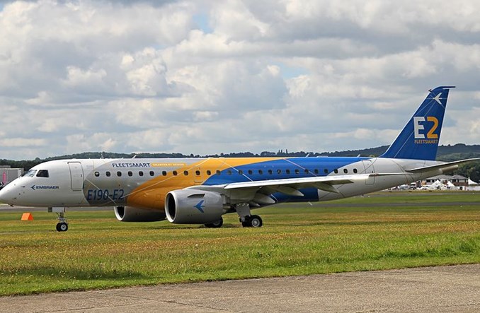 Embraer otrzymał certyfikat na E190-E2