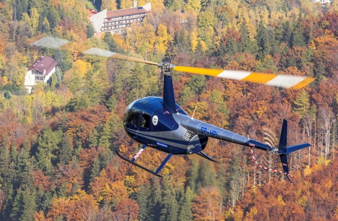 PKP PLK wykorzysta śmigłowce do monitorowania inwestycji 