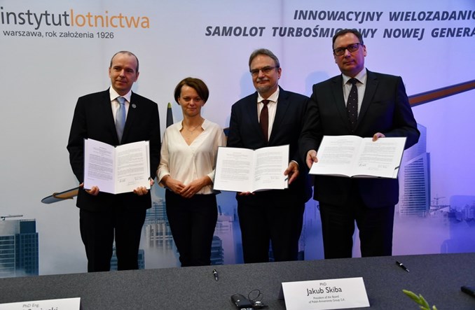 Instytut Lotnictwa chce budować nowy samolot. Jest list intencyjny