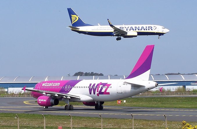 Wizz Air i Ryanair odnotowały wzrost w sierpniu
