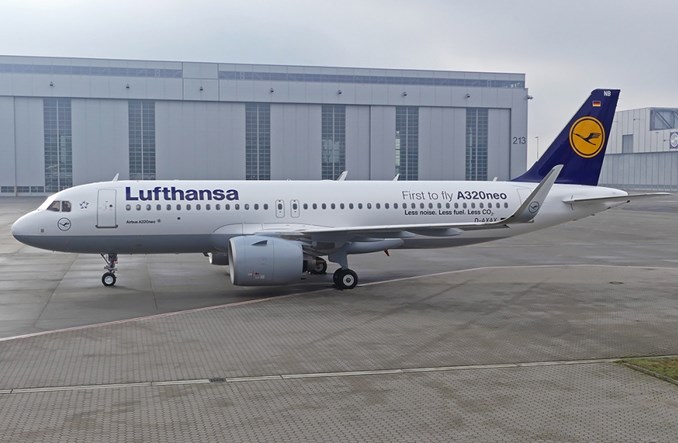 Lufthansa wykorzystuje opcje na 27 Airbusów A320neo