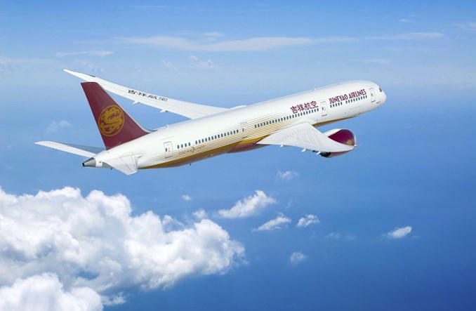 Juneyao z pierwszym Dreamlinerem 