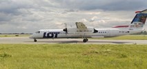 LOT: Bombardier Q400 lądował w asyście. Problemy z klapami