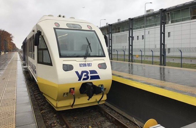 Polskie szynobusy Pesy rozpoczęły kursowanie na kijowskie lotnisko Boryspol