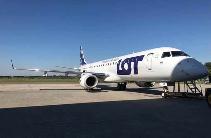LOT: Embraery 190 są już w Warszawie