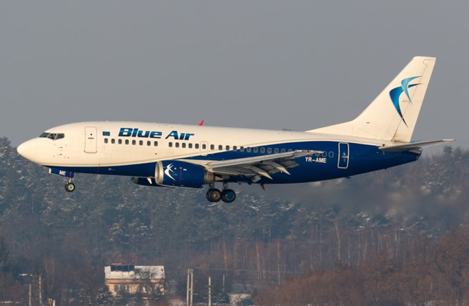 Blue Air zyskały 62 mln euro i rozszerzą sieć tras z Turynu i Bacau