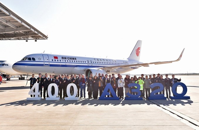 400. "chiński" Airbus dla Air China