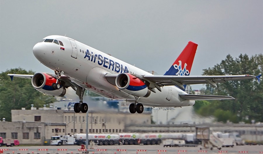 Air Serbia jednak zmniejszy liczbę lotów do Rosji