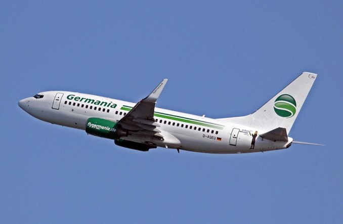 Linie lotnicze Germania złożyły wniosek o upadłość