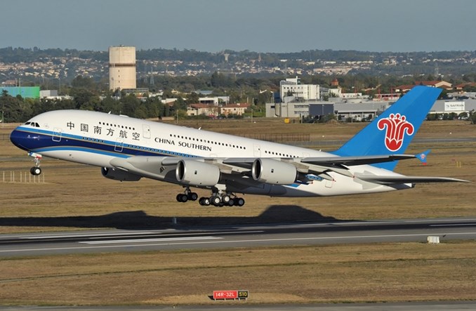Ostatni lot A380 linii China Southern Airlines