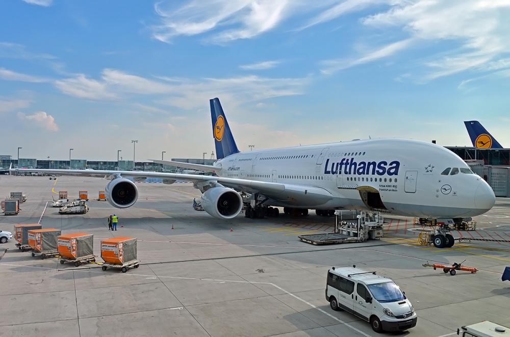 A380 w barwach Lufthansy