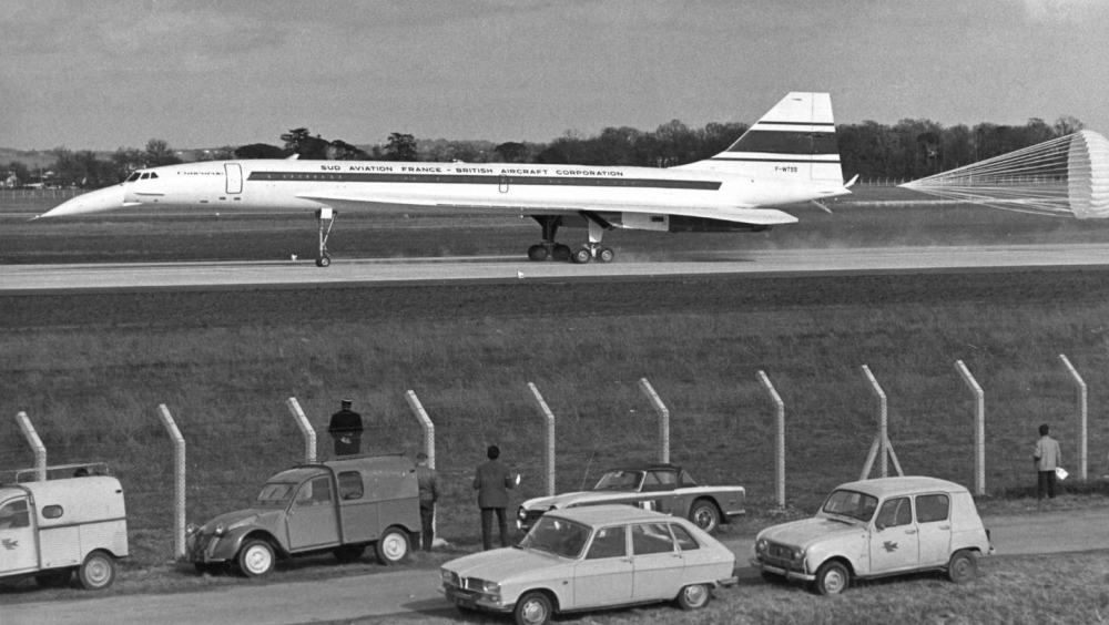Concorde po pierwszym locie