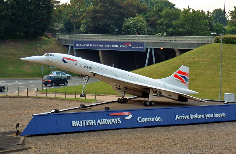 Concorde na londyńskim Heathrow
