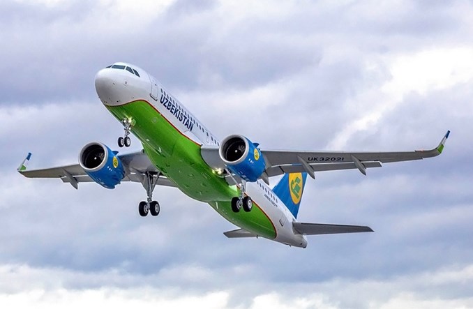 Uzbekistan Airways odebrały pierwszego A320neo