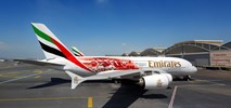 Emirates: Wyjątkowe malowanie A380 dla Arsenalu (Wideo)