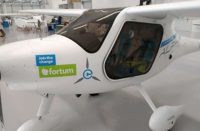 Pierwszy przelot samolotu elektrycznego w Polsce