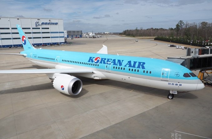 Sześciomiesięczne urlopy 70 proc. pracowników Korean Air