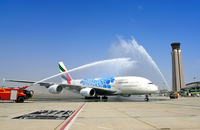 Inauguracja najkrótszego rejsu A380 na świecie