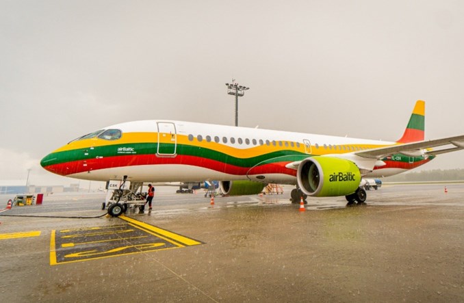 Od sezonu zimowego airBaltic zbazuje airbusa A220 w Wilnie