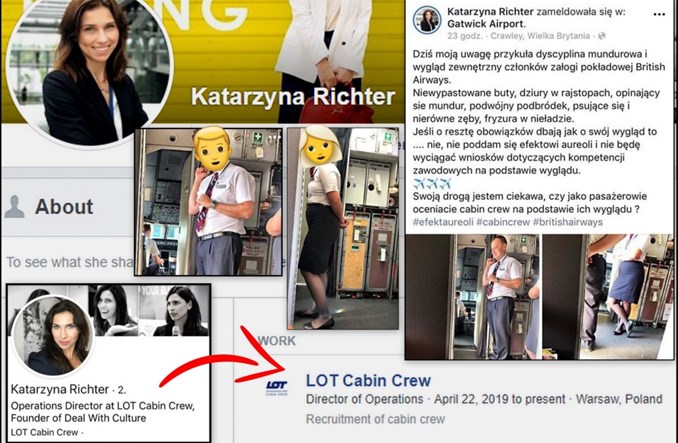 „Nierówne zęby, fryzura w nieładzie…”. Dyrektorka LOT Cabin Crew o wyglądzie załóg British Airways