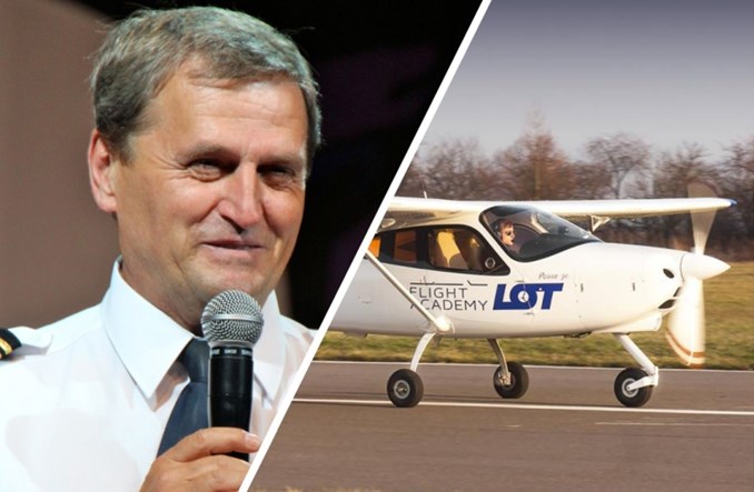 LOT dogadał się z kapitanem Wroną. Będzie współpracował z LOT Flight Academy