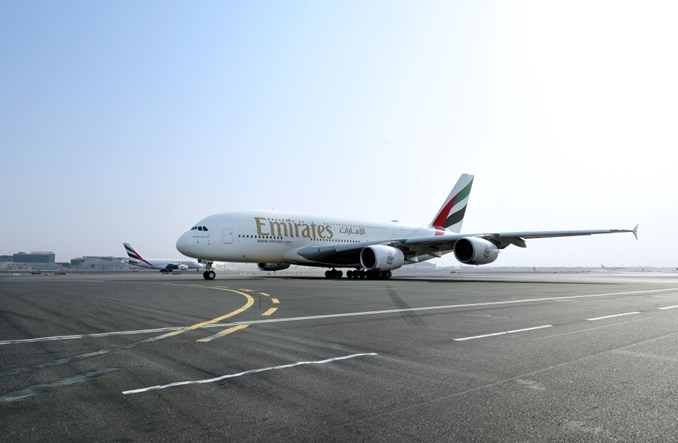 Airbus A380 linii Emirates po raz pierwszy w Kairze