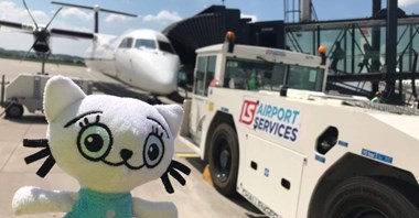 Kicia Kocia na lotnisku: Tak LS promuje lotnictwo wśród najmłodszych