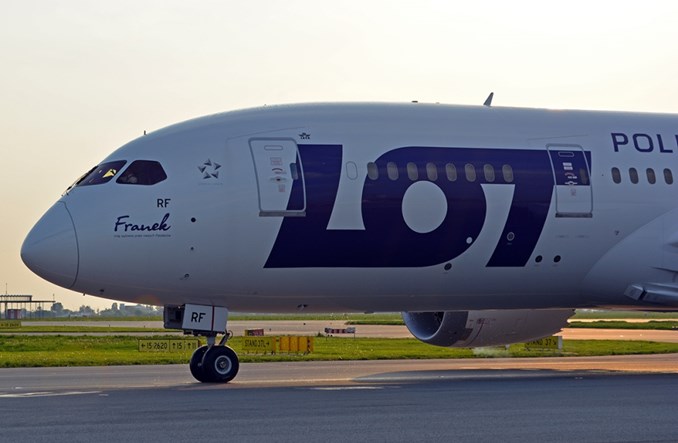 Franek LOT-u poleciał na przegląd do Emiratów