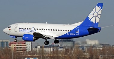Jest NOTAM dotyczący zakazu wlotów samolotów z Białorusi