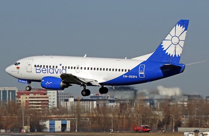 Jest NOTAM dotyczący zakazu wlotów samolotów z Białorusi