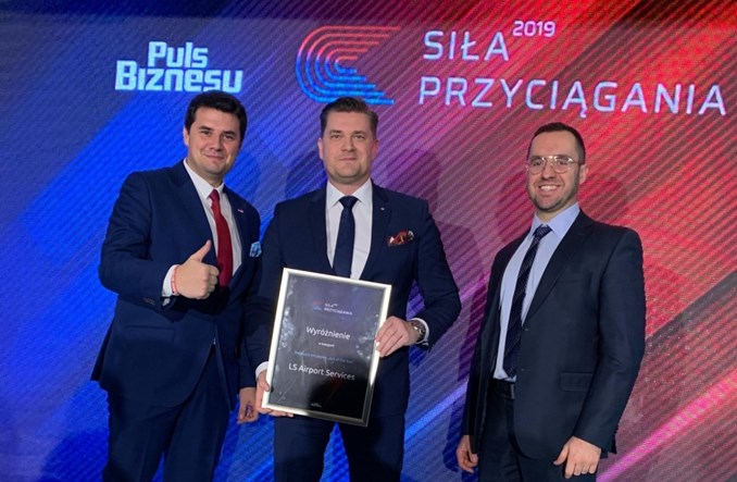 Schody do Twojej Kariery LS Airport Services wyróżnione w konkursie „Siła Przyciągania 2019”!