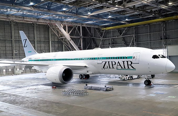 Zipair Tokyo wystartuje z lotami cargo. Z pasażerami poleci później
