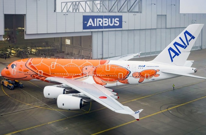 ANA: Trzeci i ostatni A380 już w pełnych barwach