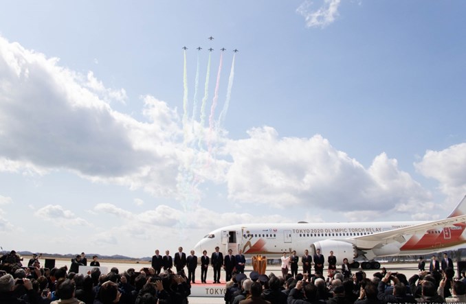 Olimpijski ogień doleciał do Japonii