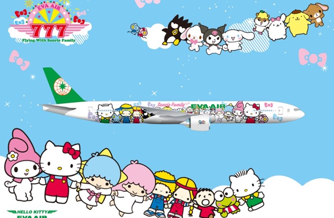EVA Air zawiesiły rejsy barwnymi Hello Kitty Jet