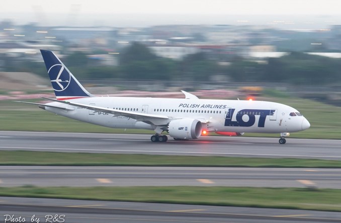 7 czerwca LOT poleci z Tajpej do Warszawy