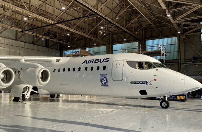 Airbus i Rolls-Royce kończą hybrydowo-elektryczny program E-Fan X