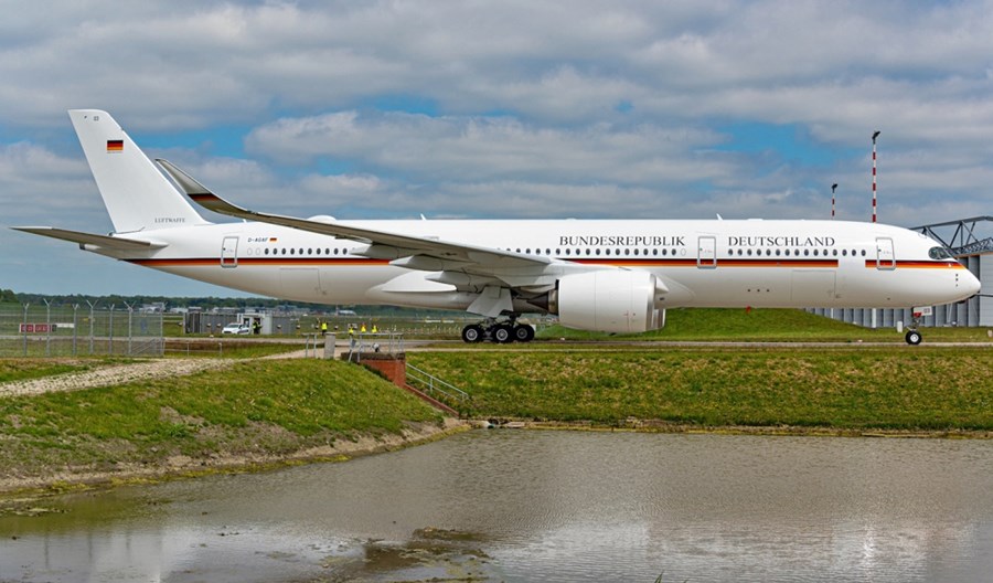 Luftwaffe: Rekordowy testowy przelot airbusa A350-900 Luftwaffe: Rekordowy testowy przelot airbusa A350-900