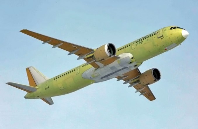 Irkut: Czwarty MC-21 poleciał na malowanie. Więcej lotów technicznych