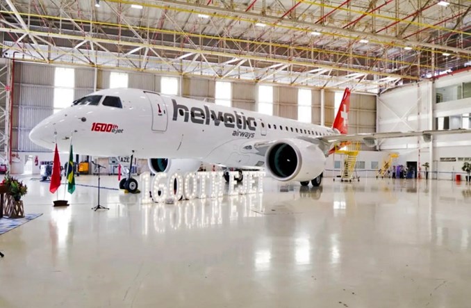 Embraer dostarczył 1600. E-Jeta