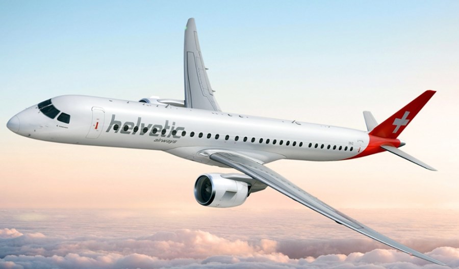 Helvetic Airways zamienia część zamówienia embraerów E190-E2 na E195-E2 Helvetic Airways zamienia część zamówienia embraerów E190-E2 na E195-E2