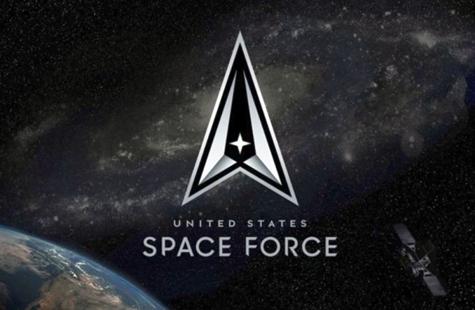 Siły Kosmiczne USA z oficjalnym logo i mottem 