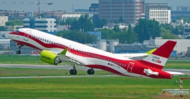 airBaltic: Pierwszy airbus A220 z Internetem od Starlink