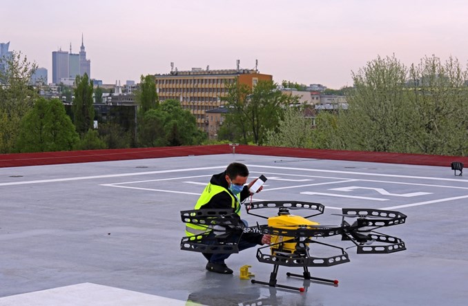 Drony w medycynie. PAŻP podpisał porozumienie ze szpitalem
