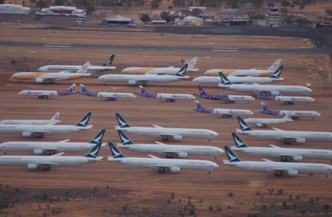 Cmentarzysko samolotów pęka w szwach. „Pracy jest ogrom"